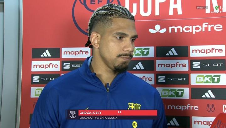  阿劳霍：首回合挖的坑太大；照这么踢下去我们能拿联赛和欧冠 新闻