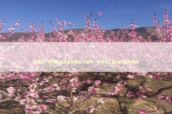 斯基拉：博卡在与迪巴拉经纪人谈判，并提供了至28年底的合同 新闻