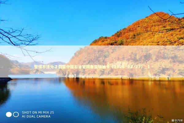 警惕不法分子假冒中国石油官网售卖加油卡（2026·02·27）_1